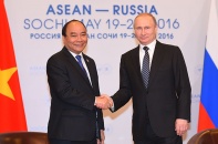 Thủ tướng Nguyễn Xuân Phúc hội kiến Tổng thống Nga Putin
