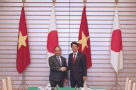 Thủ tướng Nguyễn Xuân Phúc hội đàm với Thủ tướng Shinzo Abe