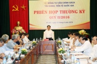 Phó Thủ tướng Vương Đình Huệ chủ trì phiên họp đầu tiên Hội đồng tư vấn tài chính, tiền tệ