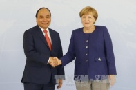 Thủ tướng Nguyễn Xuân Phúc hội đàm với Thủ tướng Đức Angela Merkel