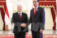 Tổng Bí thư Nguyễn Phú Trọng và Tổng thống Joko Widodo hội đàm, chứng kiến ký kết một loạt văn kiện hợp tác
