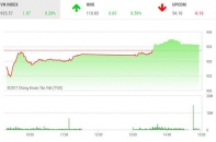 Phiên 24/11: Bất động sản nổi sóng, VN-Index lấy lại sắc xanh