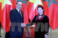 Chủ tịch Quốc hội đón, hội đàm với Chủ tịch Hạ viện Vương quốc Maroc