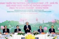 Thủ tướng nhấn mạnh việc cải thiện logistics để phát triển ngành rau củ quả
