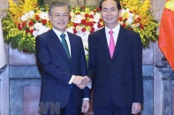 Việt Nam và Hàn Quốc quyết tâm đạt mục tiêu kim ngạch thương mại 100 tỷ USD vào năm 2020