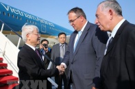 Tổng Bí thư Nguyễn Phú Trọng bắt đầu thăm chính thức Hungary