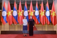 Chủ tịch Quốc hội Nguyễn Thị Kim Ngân làm việc với Chủ tịch Quốc hội Lào