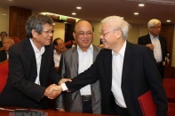 Thường trực Ban Bí thư gặp mặt cán bộ cấp cao qua các thời kỳ