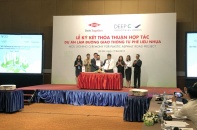 Xây dựng đường giao thông từ phế liệu nhựa đầu tiên tại Việt Nam