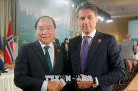 Thủ tướng Italy bắt đầu thăm chính thức Việt Nam