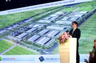 Đầu tư hơn 2.100 tỷ đồng xây dựng hạ tầng Khu công nghiệp Thaco - Thái Bình