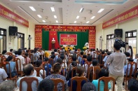 Bộ trưởng Bộ Kế hoạch và Đầu tư tiếp xúc cử tri tỉnh Quảng Trị