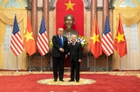 Việt Nam-Hoa Kỳ trao đổi thư, điện mừng nhân dịp kỷ niệm 25 năm thiết lập quan hệ ngoại giao
