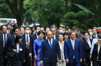 Thủ tướng Nguyễn Xuân Phúc chủ trì lễ đón Thủ tướng Nhật Bản