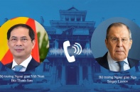 Bộ trưởng Ngoại giao Việt Nam - Nga điện đàm về tình hình Ukraine