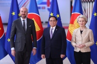 Thủ tướng Phạm Minh Chính tham dự Hội nghị Cấp cao kỷ niệm 45 năm quan hệ ASEAN - EU