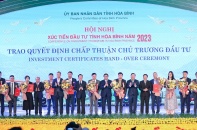 Hòa Bình đón 16 dự án đầu tư, tổng vốn hơn 2 tỷ USD