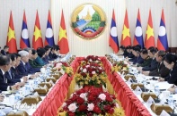Chủ tịch nước Tô Lâm hội kiến Thủ tướng Lào Sonexay Siphandone