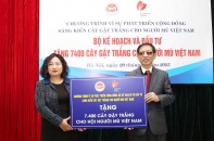 Bộ Kế hoạch và Đầu tư trao tặng 7.400 cây gậy trắng cho Hội Người mù Việt Nam