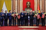 Chủ tịch nước trao quyết định bổ nhiệm các Phó thủ tướng và Bộ trưởng nhiệm kỳ 2021-2026