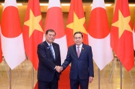 Chủ tịch Quốc hội Trần Thanh Mẫn hội kiến Thủ tướng Nhật Bản