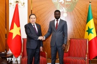 Chủ tịch Quốc hội Trần Thanh Mẫn hội kiến Tổng thống Senegal