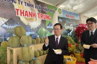 Đồng Nai xuất khẩu chuyến sầu riêng đầu tiên sang thị trường Trung Quốc