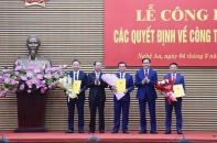 Nghệ An điều động, bổ nhiệm lãnh đạo các Ban quản lý dự án, Khu kinh tế 