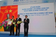 P&G Việt Nam đón nhận Huân chương Lao Động hạng Nhì