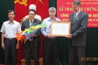 Nghệ An: Trao giấy CNĐT dự án Nhà máy sản xuất thức ăn chăn nuôi AUSTFEED