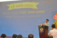 Khởi công xây dựng nhà ở xã hội HQC Bình Minh tại Vĩnh Long