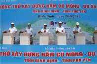 Chính thức động thổ xây dựng hầm qua đèo Cù Mông