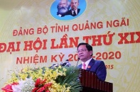 Quảng Ngãi: Ông Lê Viết Chữ tái tắc cử chức danh Bí thư Tỉnh ủy khóa XIX