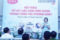 Ra mắt sơn chống cháy nano do người Việt chế tạo từ vỏ trấu 