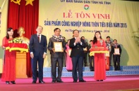 Hà Tĩnh tôn vinh 29 sản phẩm công nghiệp nông thôn tiêu biểu