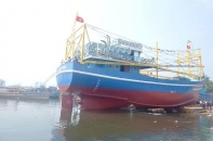 Đà Nẵng hạ thủy tàu vỏ thép theo Nghị định 67 đầu tiên