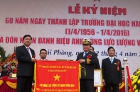 Trường Đại học Hàng Hải Việt Nam đón nhận danh hiệu Anh hùng Lực lượng vũ trang Nhân dân