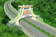 Xây dựng Quốc môn cao 21m tại ngã ba Đông Dương