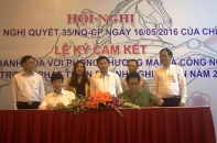 Thanh Hóa ký cam kết hỗ trợ, phát triển doanh nghiệp