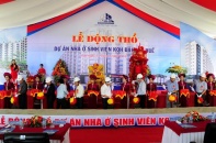 Thừa Thiên Huế: Động thổ dự án Khu nhà ở sinh viên Đại học Huế theo mô hình KTX Hàn Quốc