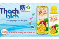 Nước khoáng Thạch Bích tung sản phẩm mới Tasty Chanh Leo