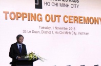 Cất nóc Ngôi nhà Đức - Tòa nhà tiết kiệm năng lượng nhất Việt Nam