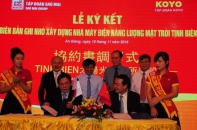 Tập đoàn Sao Mai bắt tay với Koyo Group làm Nhà máy điện mặt trời 6.000 tỷ đồng