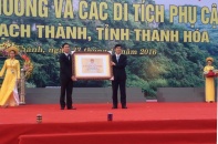 Thanh Hóa: Đón bằng di tích quốc gia đặc biệt Hang Con Moong