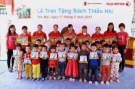 Fuji Xerox tặng sách cho trẻ em Việt Nam