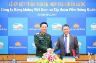 Viettel bắt tay chiến lược với Vietnam Airlines