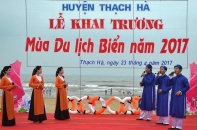 Thạch Hà (Hà Tĩnh): Khai trương mùa du lịch biển năm 2017