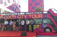 Trường Hải bàn giao 12 xe bus 2 tầng làm city tour tại Đà Nẵng 