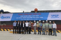Cảng tổng hợp Vĩnh Tân đưa vào vận hành bến 3.000 DWT và đón chuyến tàu đầu tiên cập bến