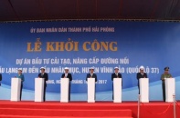 Hải Phòng: Khởi công dự án giao thông có tổng vốn đầu tư gần 1.000 tỷ đồng